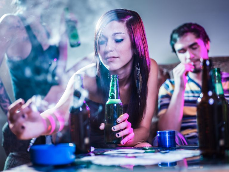 Teens drinking alcohol and using other drugs; they are all in clear need of treatment.