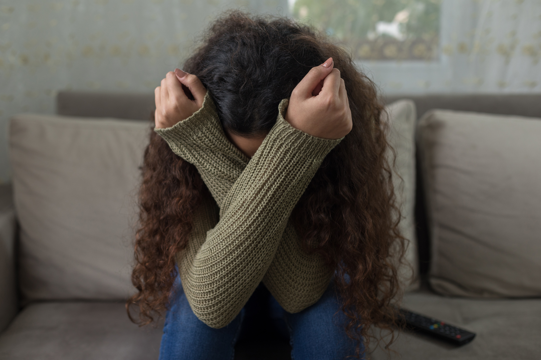 A young female teen having suicidal thoughts; is in clear need of treatment. 