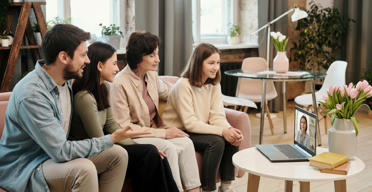 Virtual Family Therapy- Benefits, and What to Expect