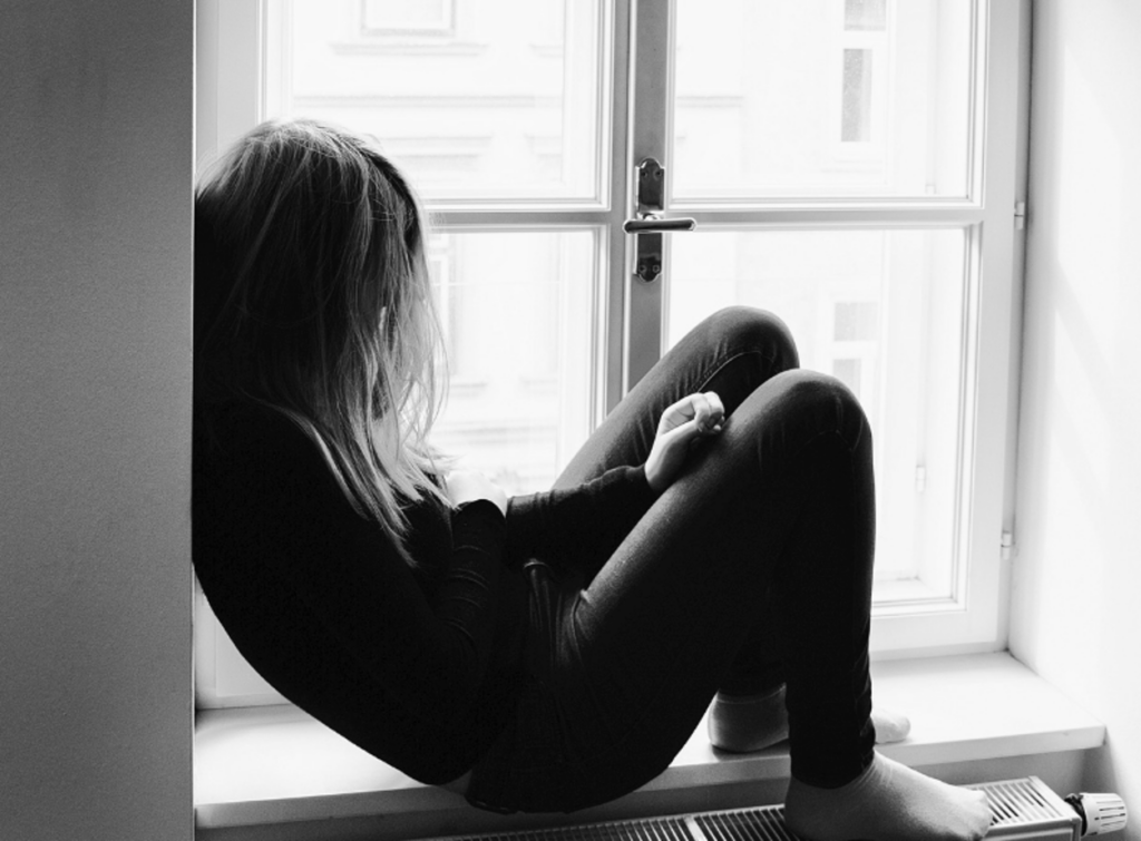 A troubled teen isolated from family and friends.