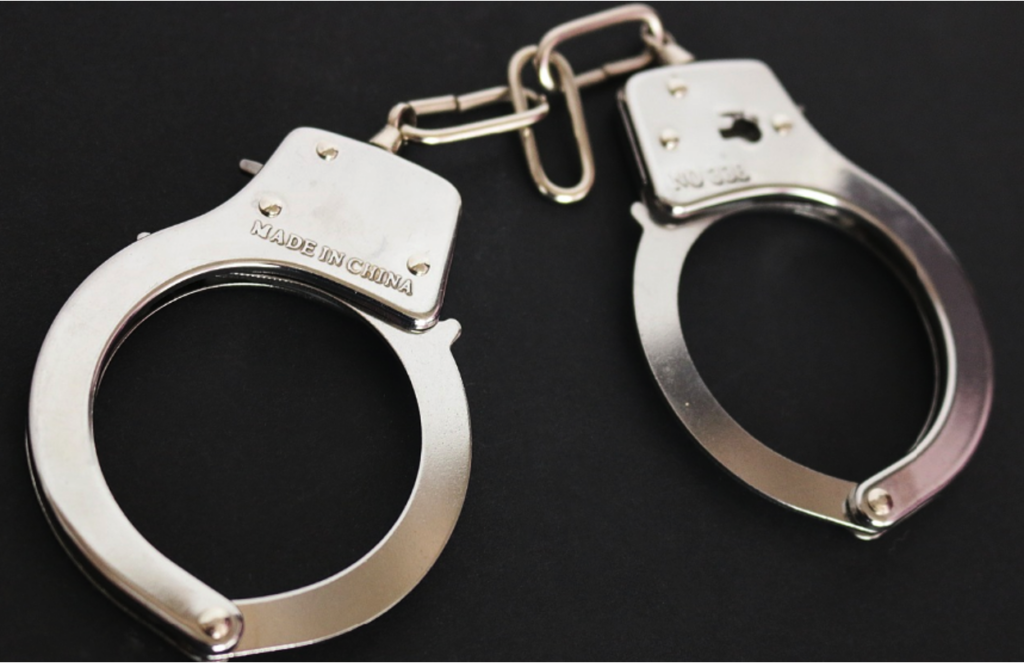 Handcuffs representing the legal consequences teens face for drug possession and use
