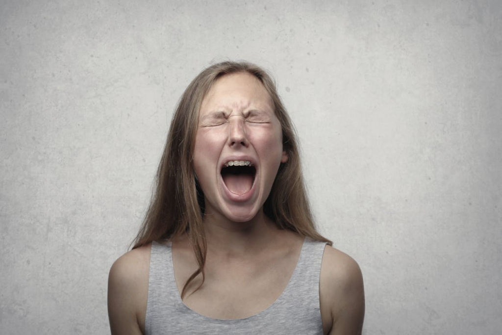 A teen experiencing emotional distress that may stem from fentanyl withdrawal