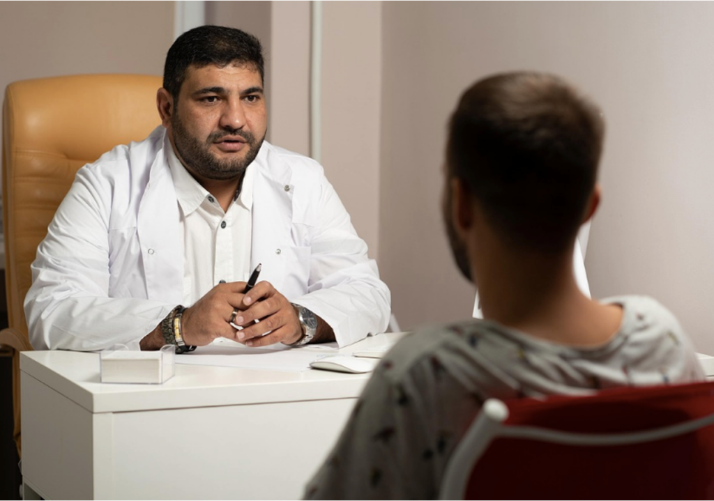 A young person undergoing behavioral therapy to support their recovery from fentanyl addiction