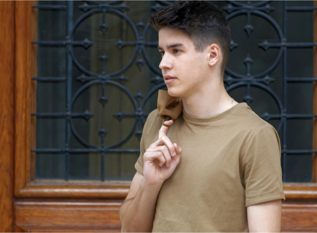 Close-up of a teenager
